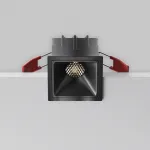 Встраиваемый светильник Maytoni Alfa LED DL043-01-10W4K-SQ-B-1