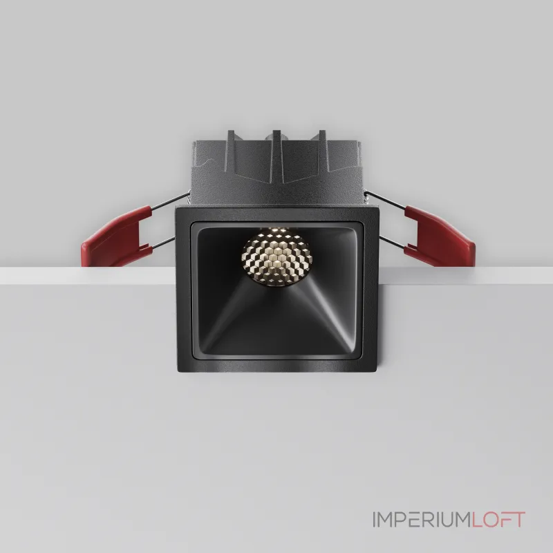 Встраиваемый светильник Maytoni Alfa LED DL043-01-10W4K-SQ-B-1 Встраиваемый светильник Maytoni Alfa LED DL043-01-10W4K-SQ-B-1