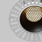 Встраиваемый светильник Dip Hight 3000K 10Вт 50° Maytoni DL119-10W-3K-TRS-B