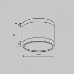Потолочный светильник Maytoni Ceiling C120CL-GX53-B