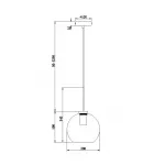Подвесной светильник Freya Bravis FR8002PL-01BS