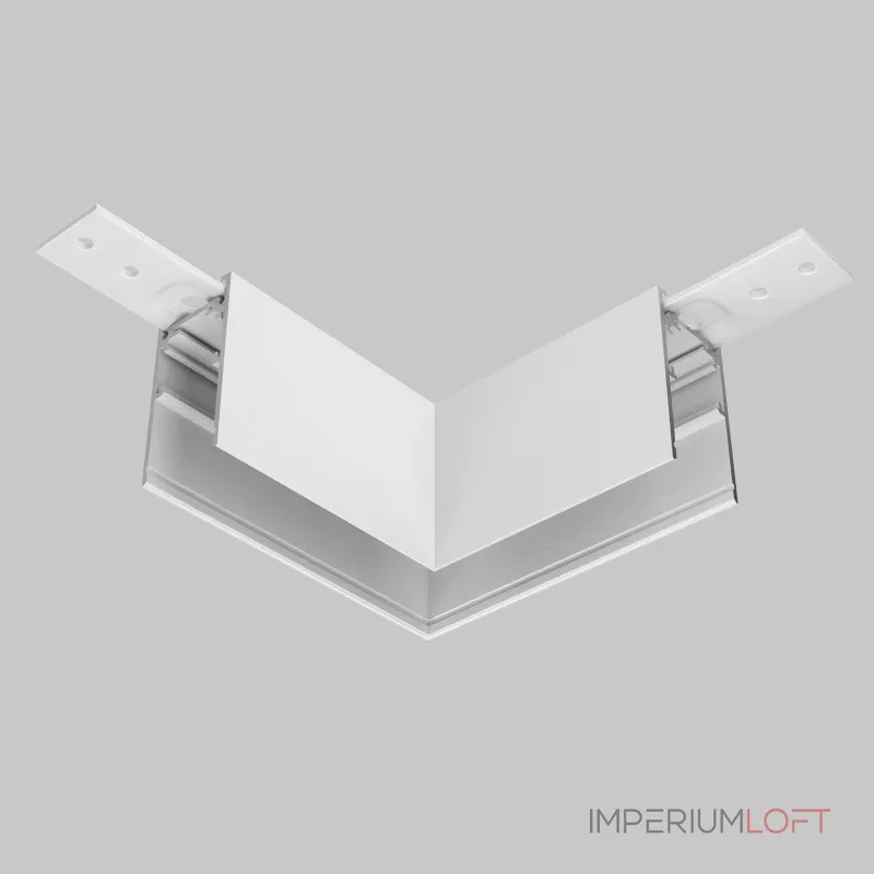 Коннектор угловой Exility накладной белый