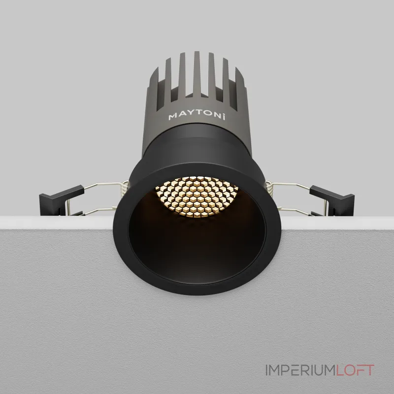 Встраиваемый светильник Dip Hight+ 3000K 15Вт 50° Maytoni DL118-15W-3K-B