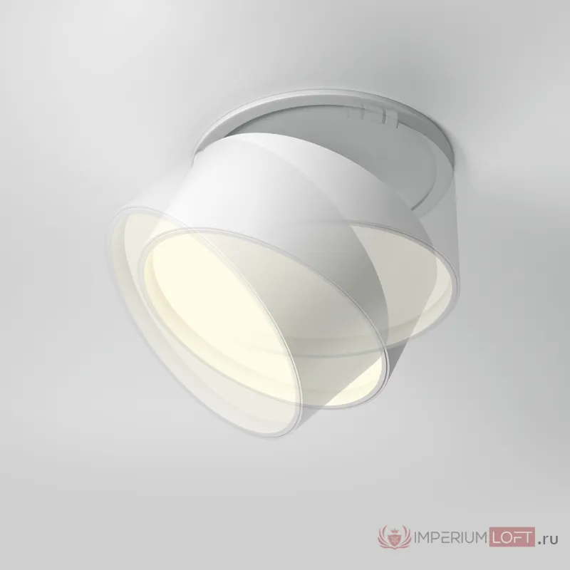 Встраиваемый светильник Maytoni Downlight DL024-12W3K-W от ImperiumLoft