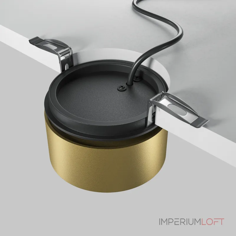 Встраиваемый светильник Maytoni Downlight DL024-12W-DTW-BMG от ImperiumLoft Встраиваемый светильник Maytoni Downlight DL024-12W-DTW-BMG от ImperiumLoft