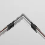 Коннектор угловой для встраиваемой трековой системы Voltega Эксилайт / Exilight VGL034CL-42.12W