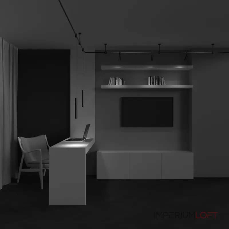 Трековый светильник Maytoni Focus Led TR155-1-5W4K-B от ImperiumLoft
