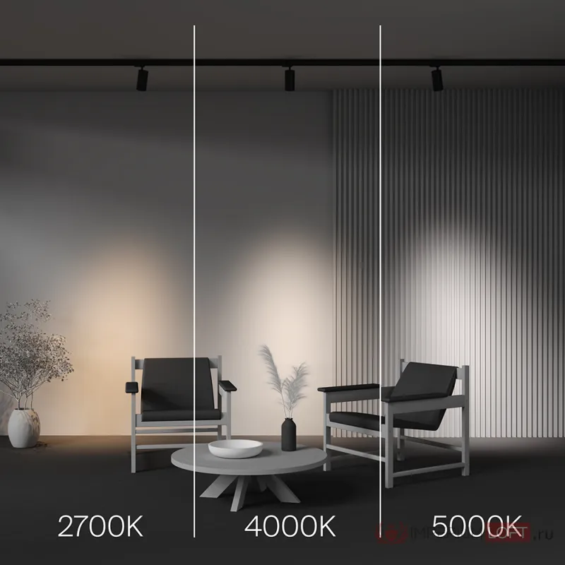 Трековый светильник Maytoni TRINITY TR197-3-20WCCT-M-B от ImperiumLoft