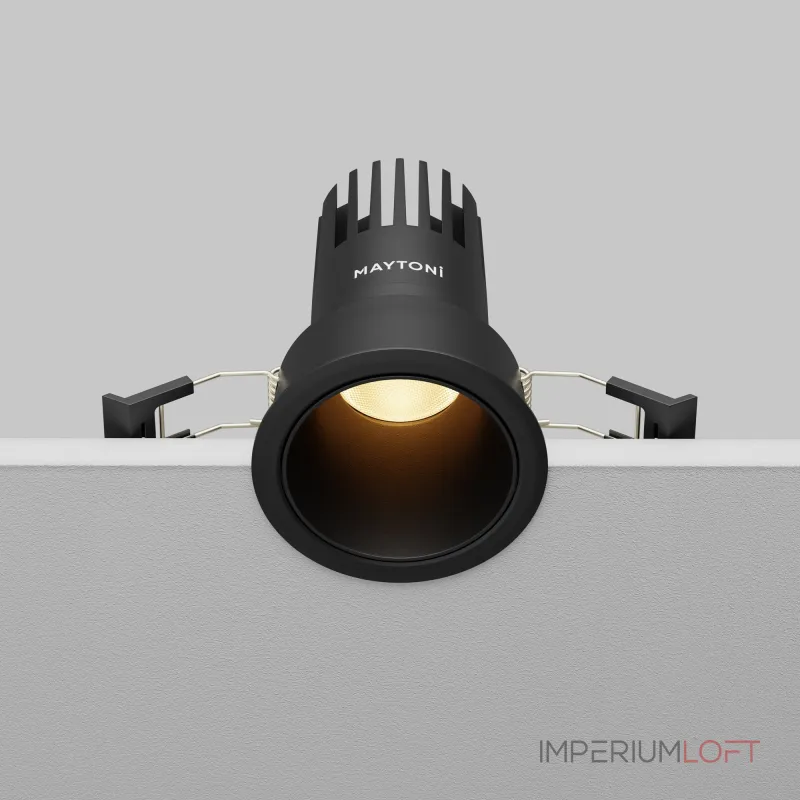 Встраиваемый светильник Maytoni Dip DL116-10W-2.7K-B