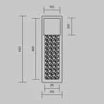 Настенный светильник (бра) Maytoni Modern Golthic MOD474WL-L20B3K