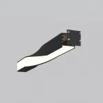 Радиусный профиль 35x35 Twist правый черный Maytoni ALM-3535R-B-TR-90°-0.4M