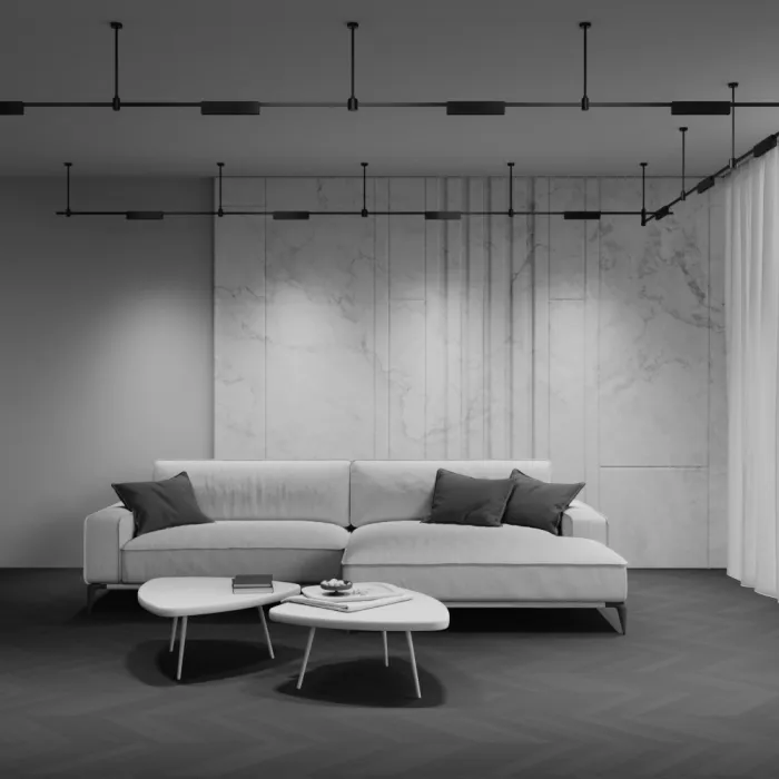 Трековый светильник Maytoni Points TR150-1-12W4K-M-B от ImperiumLoft
