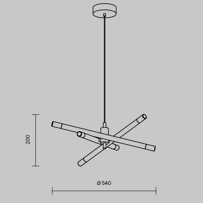 Подвесной светильник Freya LED FR6130PL-L18B от ImperiumLoft