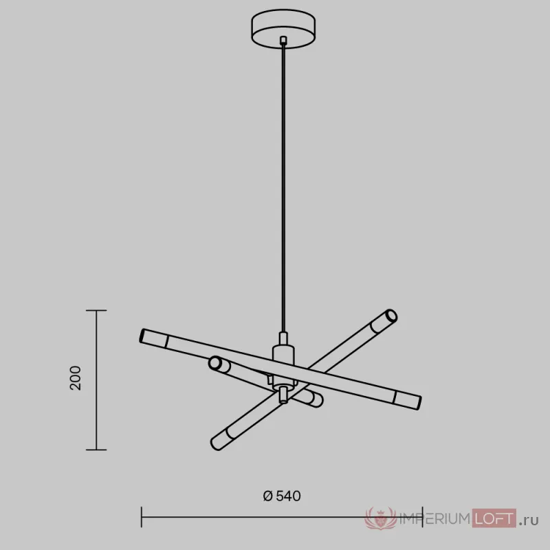 Подвесной светильник Freya LED FR6130PL-L18B от ImperiumLoft