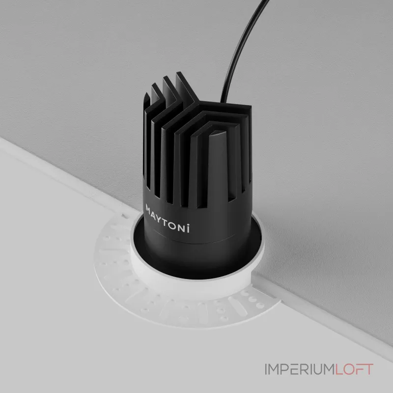 Встраиваемый светильник Maytoni Dip DL121-15W-2.7K-TRS-B