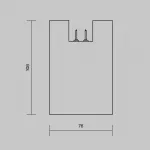 Уличный трековый светильник Alfa Elasity IP Maytoni O-TR01-2-S-16WW3K Уличный трековый светильник Alfa Elasity IP Maytoni O-TR01-2-S-16WW3K