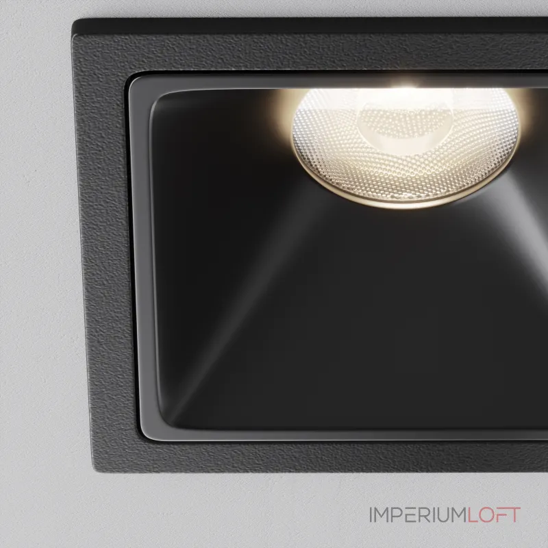 Встраиваемый светильник Maytoni Alfa LED DL043-01-10W4K-SQ-B-1 Встраиваемый светильник Maytoni Alfa LED DL043-01-10W4K-SQ-B-1