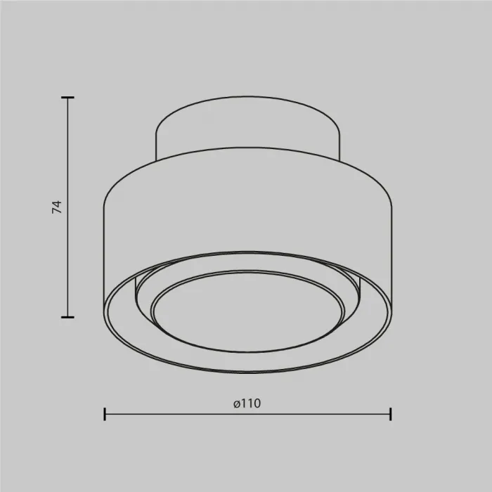 Потолочный светильник Maytoni Ceiling C092CL-GX53-W от ImperiumLoft