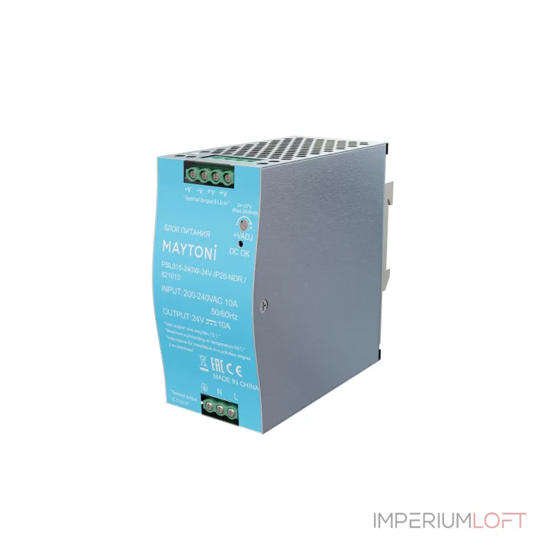 Блок питания PSL015 24В 240Вт IP20 Maytoni 821013