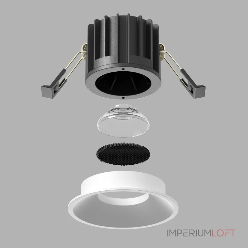 Встраиваемый светильник Round DL058-12W4K-W