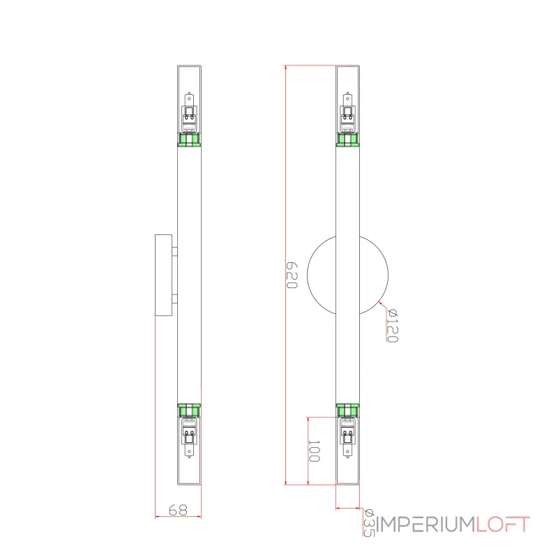 Бра Freya Match FR6109WL-02G