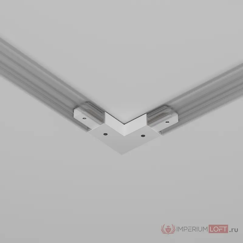 Угловой коннектор питания с вводом питания Unity белый Maytoni UNITY TRA001CLB-11W от ImperiumLoft