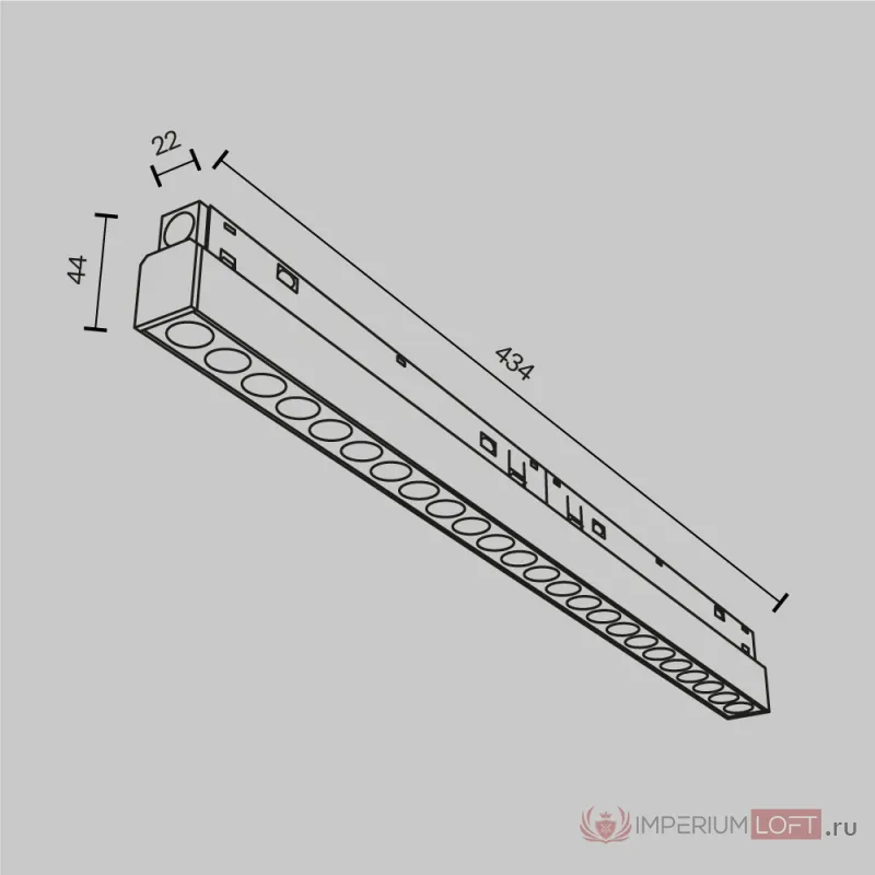 Трековый светильник Maytoni EXILITY TR031-4-24WTW-DD-W от ImperiumLoft