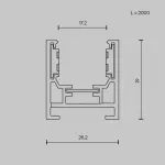 Шинопровод накладной Maytoni EXILITY TRXM034-412W от ImperiumLoft