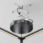 Потолочная чаша для ввода питания с блоком питания системы Shelf Maytoni Shelf CA031B-B