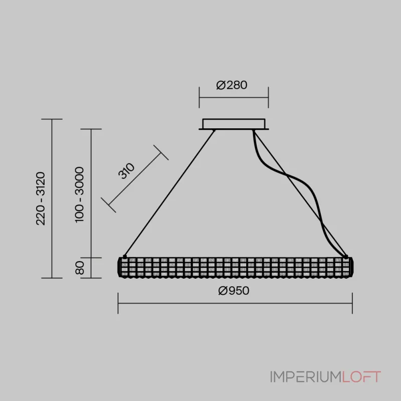 Подвесной светильник Maytoni Modern MOD335PL-L35CH3K от ImperiumLoft Подвесной светильник Maytoni Modern MOD335PL-L35CH3K от ImperiumLoft
