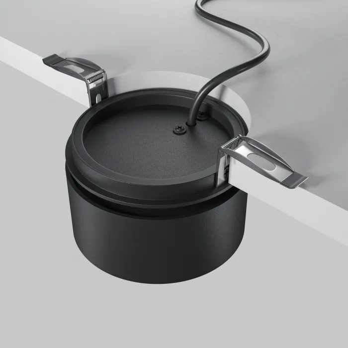 Встраиваемый светильник Maytoni Downlight DL024-12W4K-B от ImperiumLoft