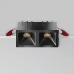 Встраиваемый светильник Maytoni Downlight DL043-02-10W3K-SQ-B-1 от ImperiumLoft