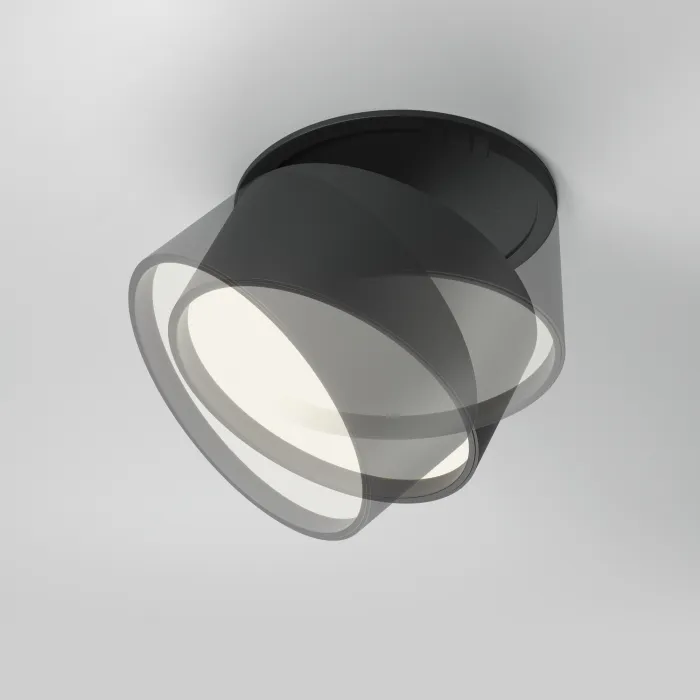 Встраиваемый светильник Maytoni Downlight DL024-12W4K-B от ImperiumLoft