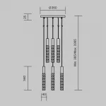 Подвесной светильник Selemo Maytoni MOD328PL-L18BS3K
