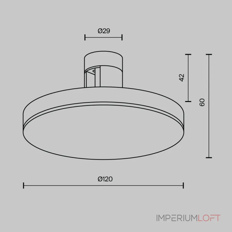 Трековый светильник Plato Flarity Maytoni TR152-1-7W3K-PT Трековый светильник Plato Flarity Maytoni TR152-1-7W3K-PT