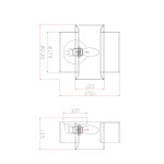 Настенный светильник Freya Лента / Ribbon FR5333WL-01W