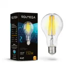 Светодиодная лампа Voltega Crystal Graphene A60 15W 3000K E27