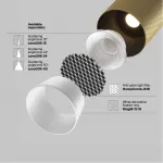 Трековый светильник Artisan TR097-2-12W3K-M-BMG