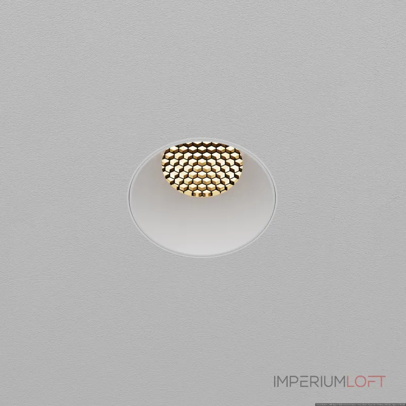 Встраиваемый светильник Dip Hight 3000K 10Вт 50° Maytoni DL119-10W-3K-TRS-W