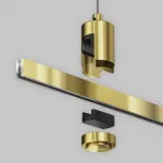 Подвес тросовый Hang одинарный Flarity латунь Maytoni FLARITY TRA157SW-S1-BS