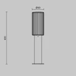 Ландшафтный светильник Maytoni Rib O502FL-01B