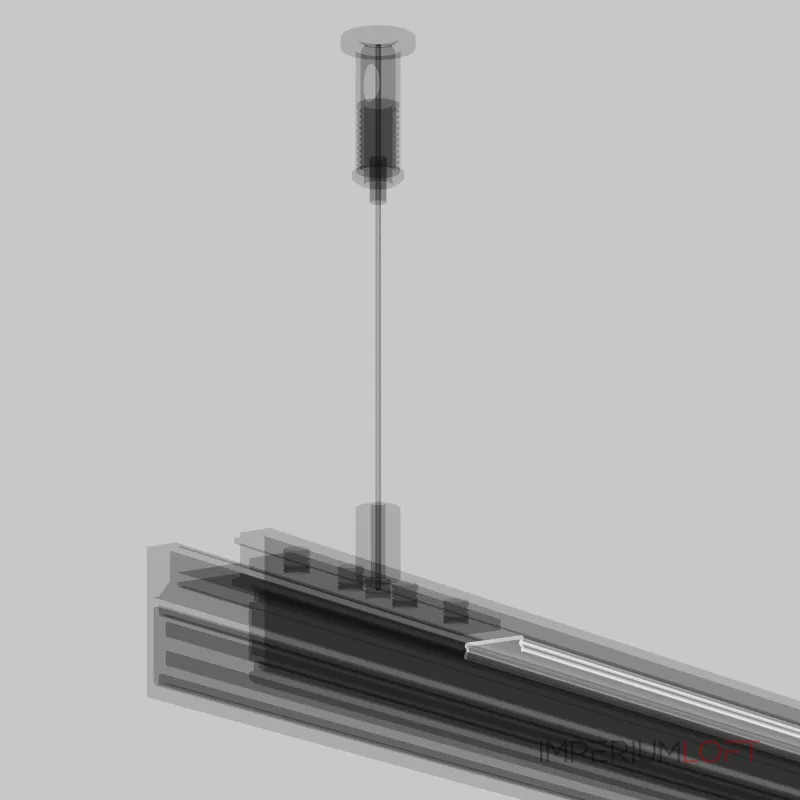 Рассеиватель для низкопрофильного накладного шинопровода Maytoni Accessories for tracks Exility TRAMN034DC-2W