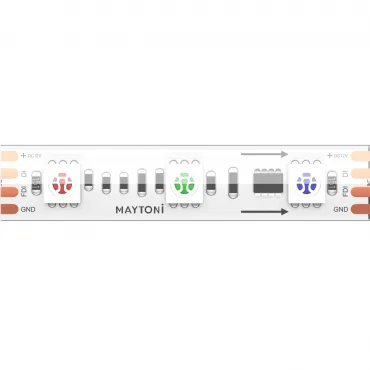 Светодиодная лента 12В 5050 14,4Вт/м RGB 5м IP 68 Maytoni Ultra 201245