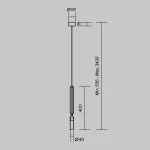Подвесной светильник Maytoni Peg MOD469PL-L3BS3K