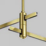 Крепление потолочное Medium двойное 300мм Flarity латунь Maytoni FLARITY TRA158C-D1-BS от ImperiumLoft