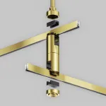 Крепление потолочное Medium двойное 300мм Flarity латунь Maytoni FLARITY TRA158C-D1-BS от ImperiumLoft