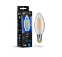 Светодиодная лампа Crystal Candle matt 6W 4000K E14