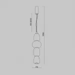 Подвесной светильник Maytoni Modern MOD267PL-L32CH3K