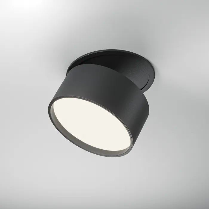 Встраиваемый светильник Maytoni Downlight DL024-12W4K-B от ImperiumLoft