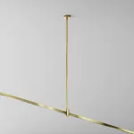 Крепление потолочное Long 700мм с вводом питания Flarity латунь Maytoni FLARITY TRA159C-B1-BS от ImperiumLoft